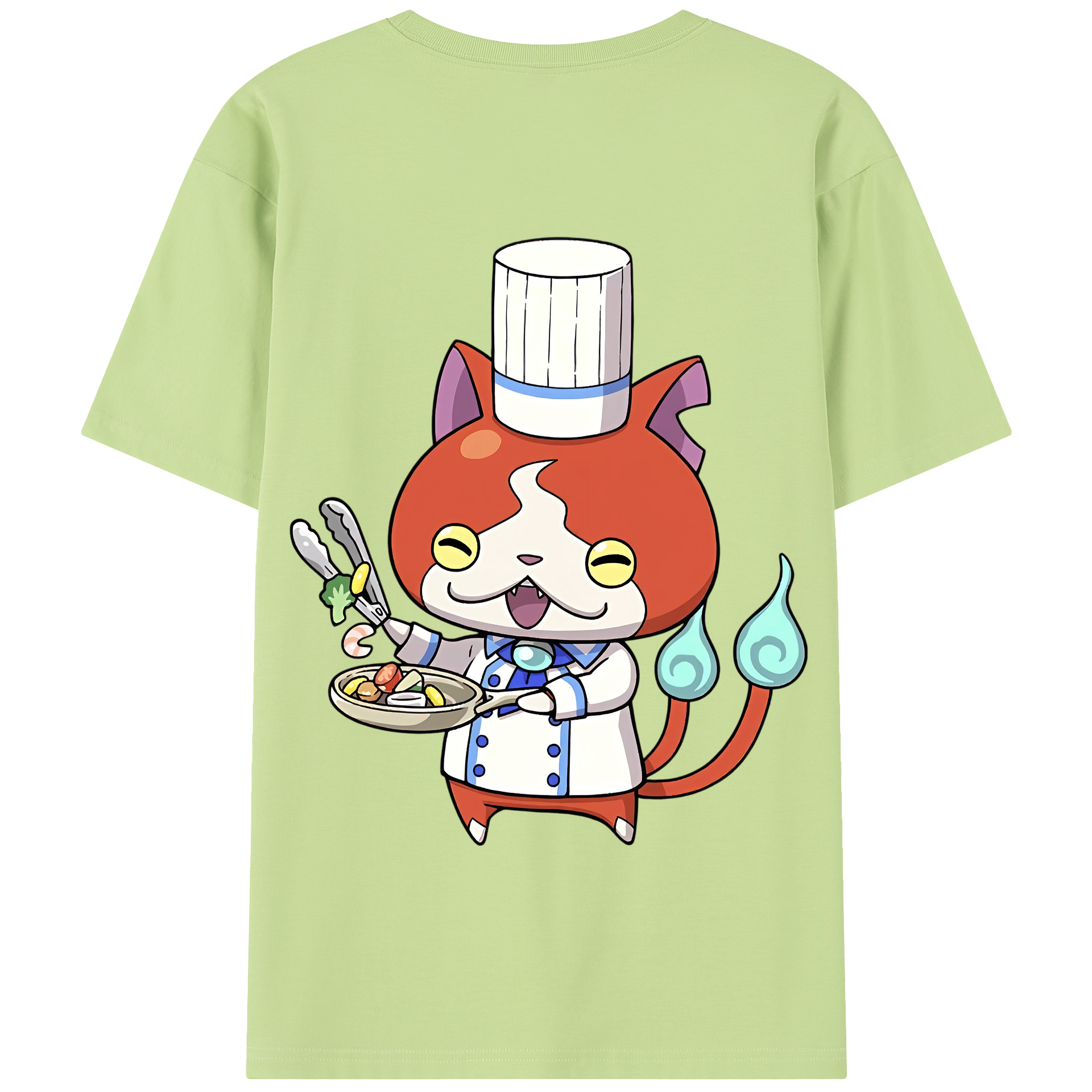 （画像用） 妖怪ウォッチ Yo-kai Watch 綿100％半袖Tシャツ（背面プリント）